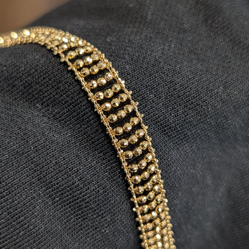 K18YG ブレスレット 18.0cm 5.98g ミラーボール | 鈴木屋byJOA STORE