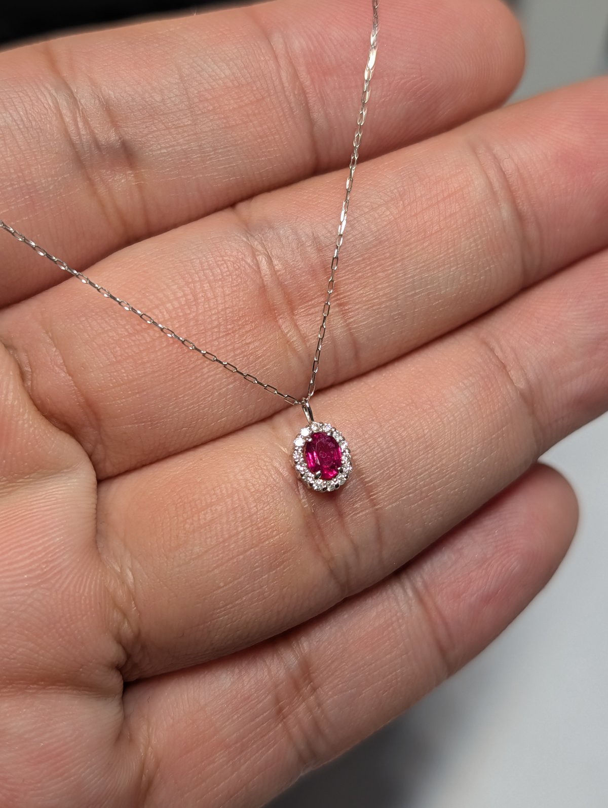 メーカー協賛セール】PT900/850 ルビー 0.18ct ダイヤモンド 0.05ct ペ メーカー協賛セール】PT900/850 ルビー 0.18ct ダイヤモンド 0.05ct ペ