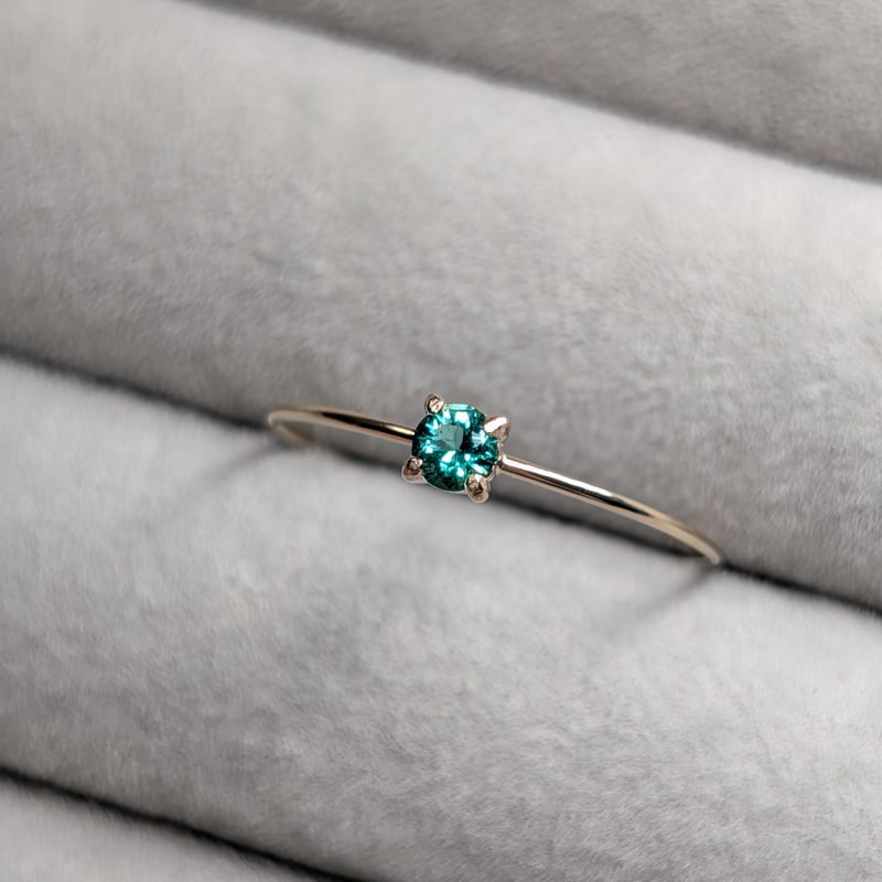 超華奢リング K10 11号 エメラルド 3mm ※サイズ直し不可 | 鈴木屋byJOA