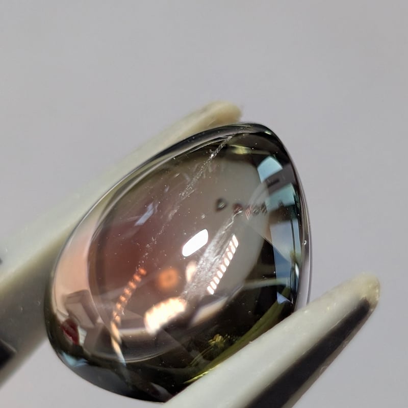 トルマリン ダブルカボション カット 7.11ct マロン ルース