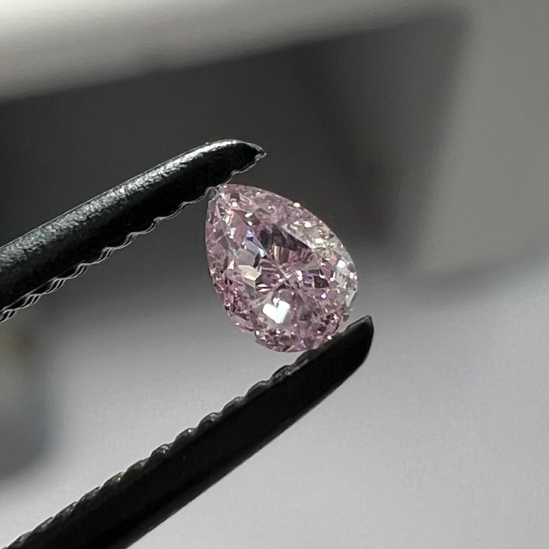 CGLソ】FANCY PURPLISH PINK 0.089ct SI-2 3.24×2.2
