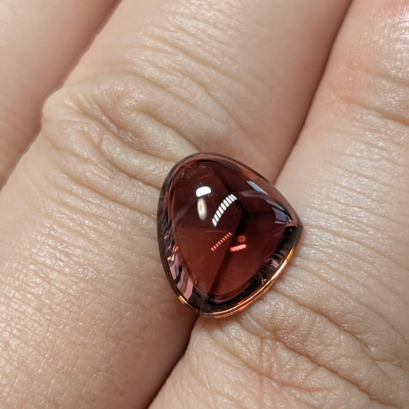 トルマリン ダブルカボション カット 5.17ct マロン ルース | 鈴木屋