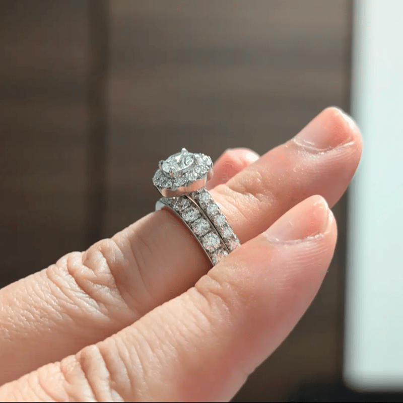 セミオーダー】Shine ring(シャインリング)5mm 中石持ち込み対応セミ