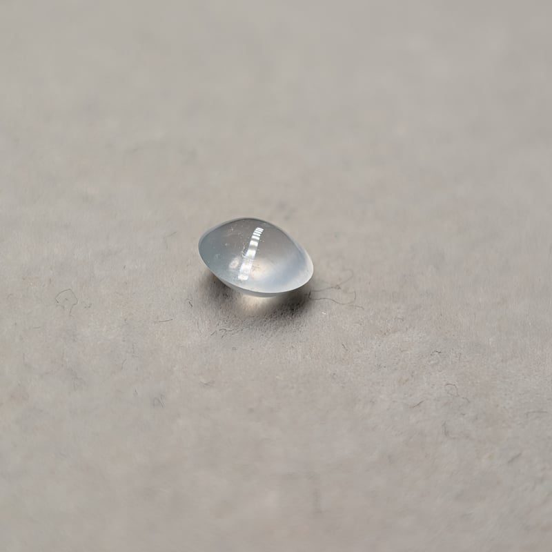 氷翡翠 0.925ct 6.2×5.9mm ダブルカボションカット ルース ミャンマー