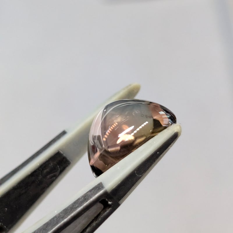 トルマリン ダブルカボション カット 7.11ct マロン ルース