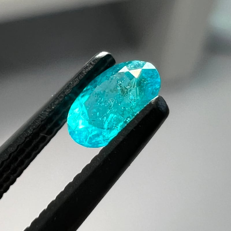 日独産地鑑別書付】ブラジル産 パライバトルマリン 0.219ct 4.67×3.16