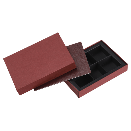 CHOCO フェザー式35X35スクエア 2列X3仕切 200入