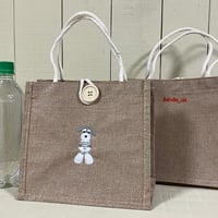 ジュート風ポリエステルバック　ミニ