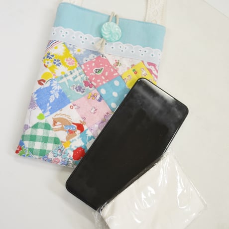 （レシピ）四角を繋ぐミニサコッシュ