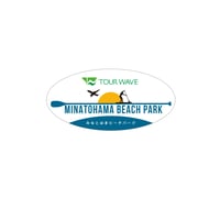 UVオリジナルステッカー（楕円／小）【MINATOHAMA BEACH PARK】
