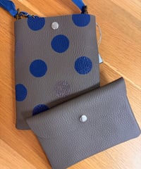 ハンドペイントドットポシェット＆ウォレット