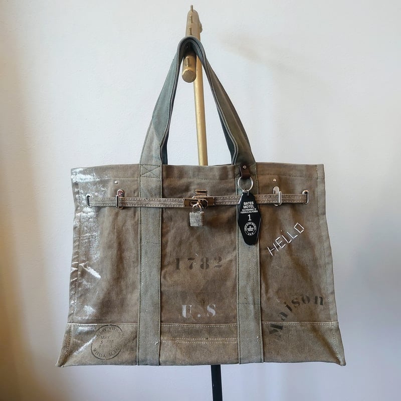 ヴィンテージリメイク カデナトートバッグ ミリタリー ヘリテージ再