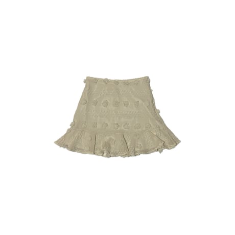 CREAM LACE SKIRT