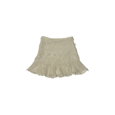 CREAM LACE SKIRT