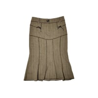 BROWN MARMAID SKIRT