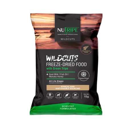 《NUTRIPE》WILDCUTS フリーズドライ　ラムwithグリーントライプ