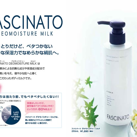 ﾌｧｼﾅｰﾄ デオモイスチャーミルク 250ml