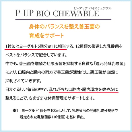 P-UP バイオチュアブル