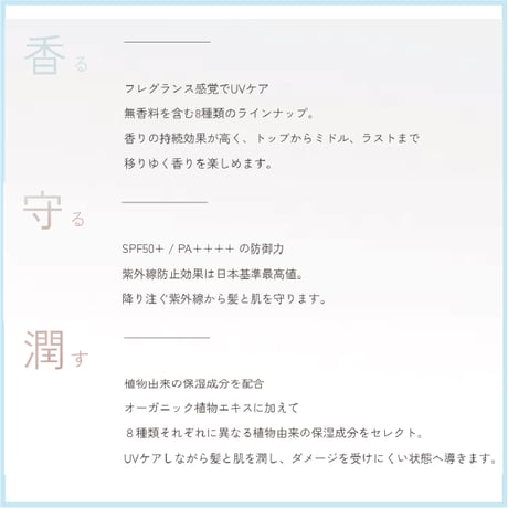 ミーファ フレグランスＵＶスプレー