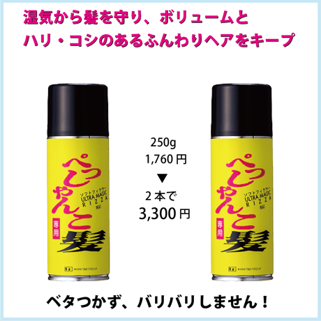 ｿﾌﾄﾌｨｸｻｰリザ 250g×2本ｾｯﾄ
