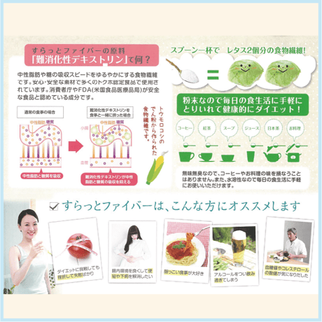 すらっとファイバー 400g×2袋