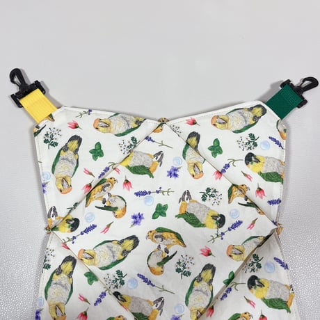 鳥さんのハンモック：シロハラ✖️ズグロ