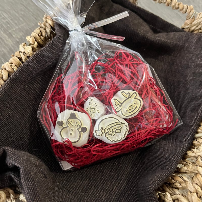 shimaneko hanko】 サンタクリスマスセット（8-6） | 学べる雑貨店