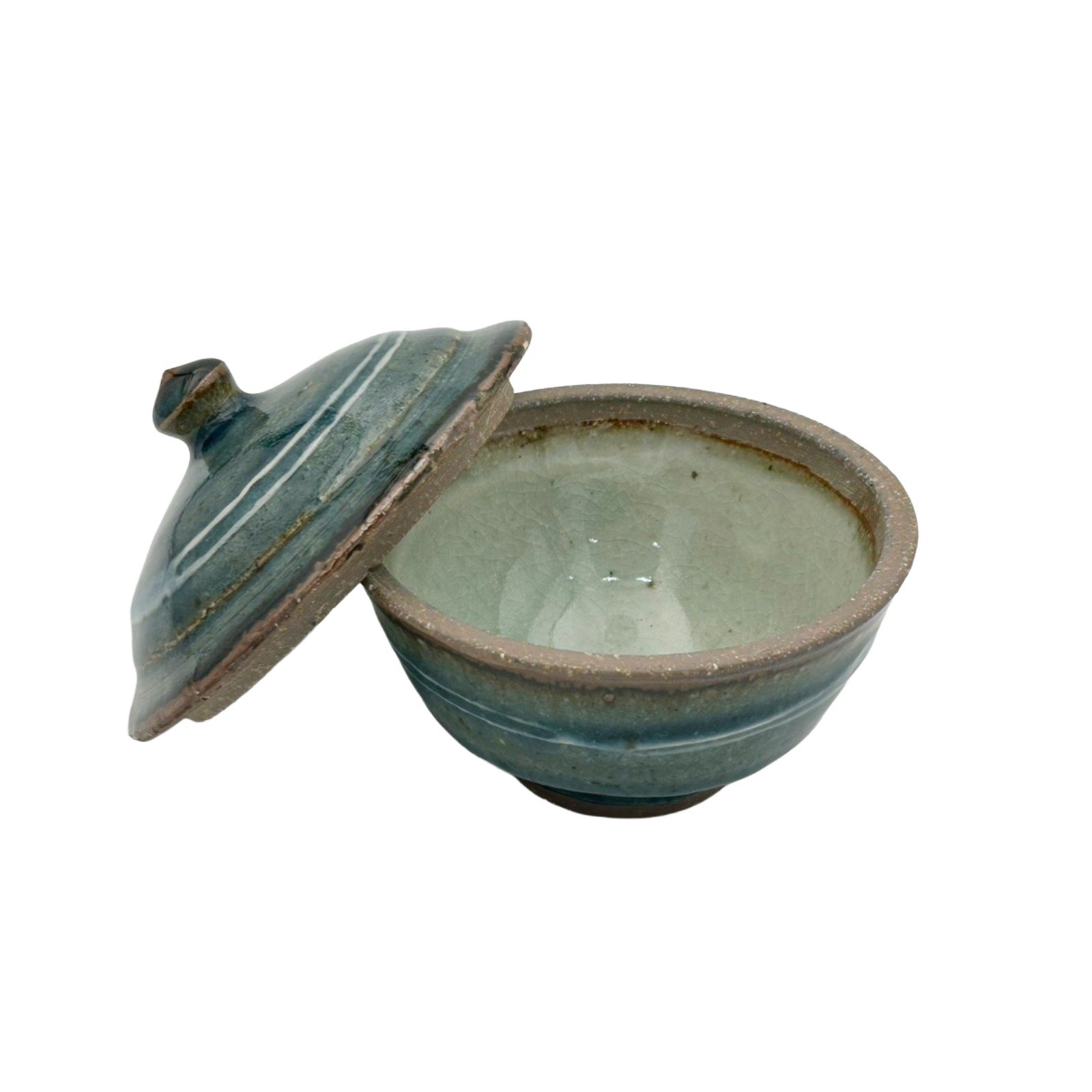 森山窯　蓋物　呉須　未使用品 森山窯】蓋物 | 手しごと ぴとん