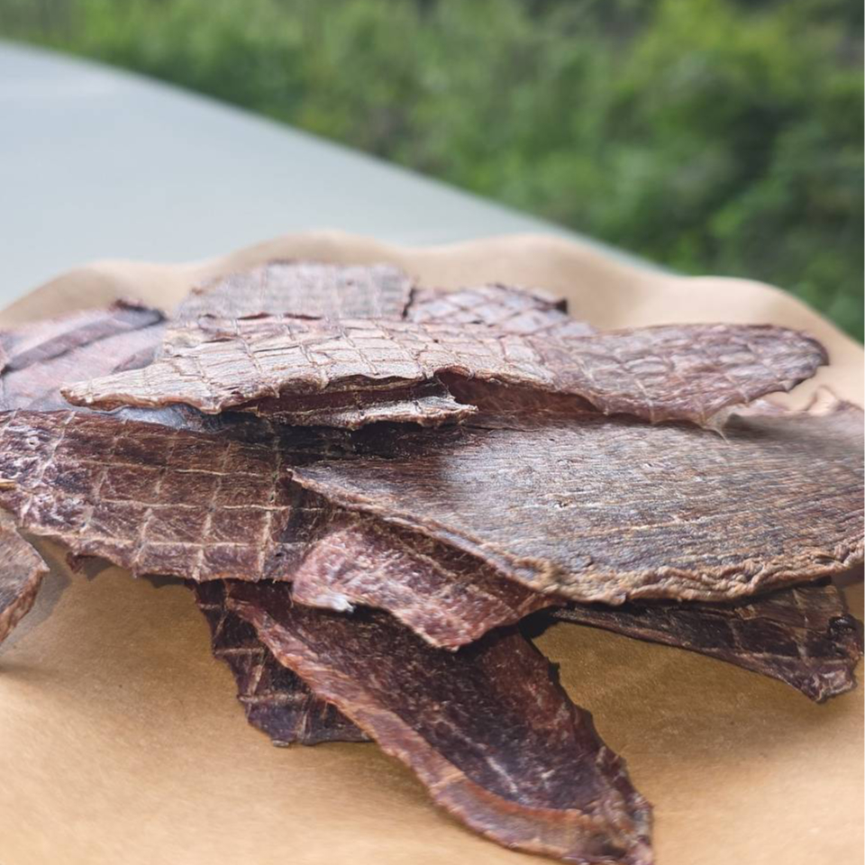 信州産鹿肉 ジャーキー 薄切り 40g | 信州産鹿肉の完全無添加犬用