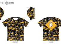 UZM バックポケットTシャツ（カモ柄Ａ）