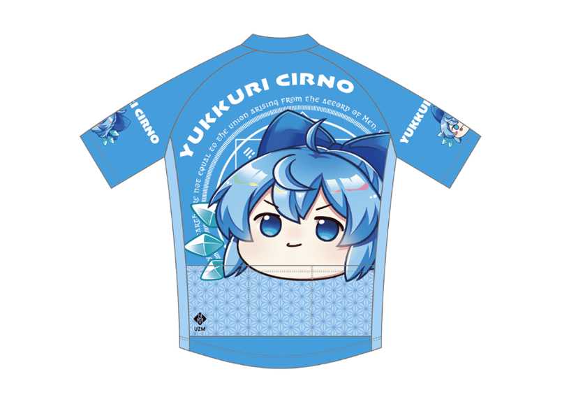 東方LostWord サイクルジャージ ゆっくりチルノ | UZM STORE