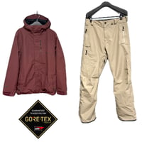 【超美品】VOLCOM GORE-TEX ボルコム ゴアテックス ウェア＆パンツ 上下セット L ベンチレーション付き / #10191