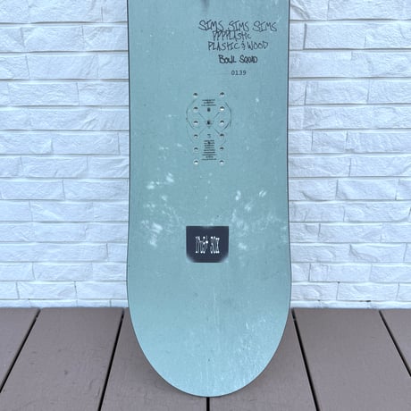【美品】SIMS シムス スノーボード BOWL SQUAD 22-23 板 139cm ボード / #20030