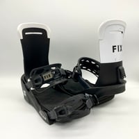 【美品】FIX NATION フィックススノーボード ビンディング S ベースプレート&ビス付き / #10066