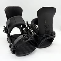 【超美品】SALOMON サロモン DISTRICT スノーボード ビンディング M ベースプレート&ビス付き / #10105