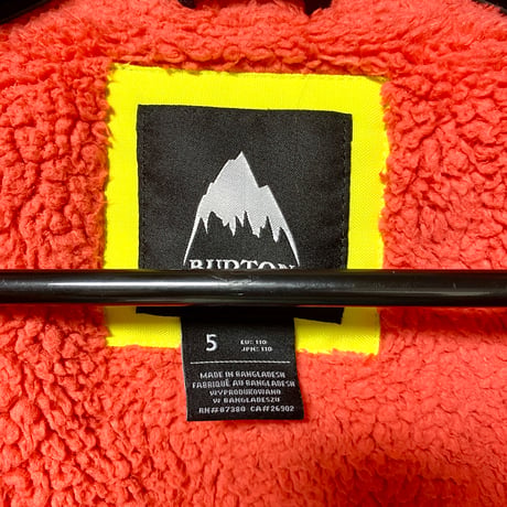 【美品】BURTON バートン キッズ ウェア サイズ5 110cm / #10058