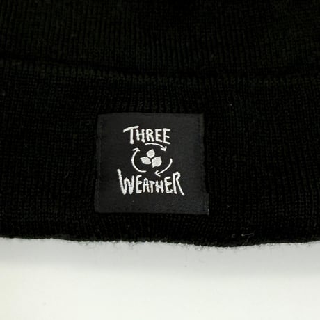 【未使用レベル】THREE WEATHER スリーウェザー ニット帽 キャップ フリーサイズ / #10070