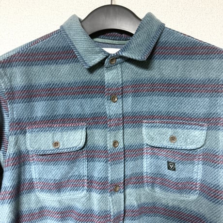 【超美品】VISSLA ヴィスラ サーフィン スノーボード ボタンシャツ Mサイズ / #10082