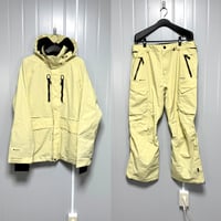 【美品】VOLCOM GORE-TEX ボルコム ゴアテックス ウェア＆パンツ 上下セット XL ベンチレーション付き / #10178