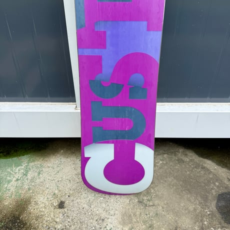 【美品】BURTON バートン カスタム フライングV スノーボード 板 154cm ボード ディスクプレート＆ビス付き / #20069
