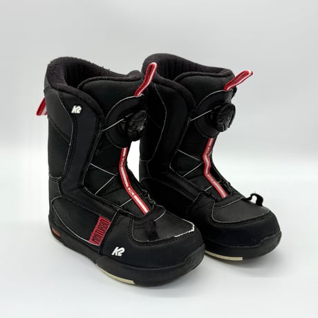 【美品】K2 ケーツー MINI TURBO ミニターボ キッズ ベビー スノーボード ブーツ 18.5cm / #10122