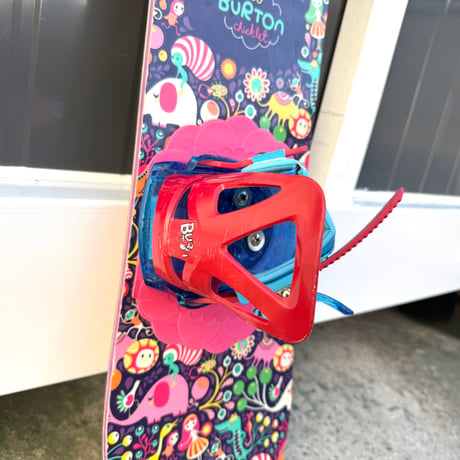 【オフトレ用】BURTON バートン Chicklet チックレット キッズ スノーボード＆ビンディング セット 100cm #20037