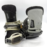 【美品】BURTON バートン MALAVITA スノーボード ビンディング M ベースプレート&ビス付き / #10192