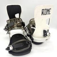 【美品】ROME ローム CRUX スノーボード ビンディング M ベースプレート&ビス付き / #10142