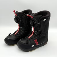 【美品】K2 ケーツー MINI TURBO ミニターボ キッズ ベビー スノーボード ブーツ 18.5cm / #10122