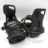 【ほぼ未使用レベル】NIDECKER ナイデッカー スーパーマチック スノーボード ビンディング M ベースプレート&ビス付き / #10184
