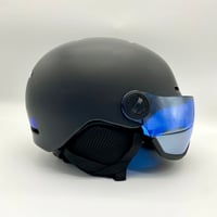 【未使用レベル】SALOMON サロモン オルカ バイザー スノーボード スキー ゴーグル一体型 ヘルメット キッズ Lサイズ サイズ調整可 #10060
