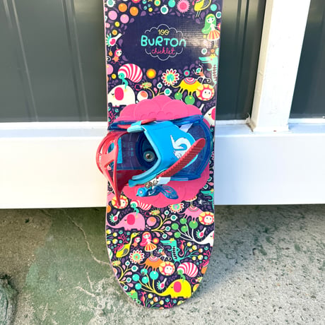 【オフトレ用】BURTON バートン Chicklet チックレット キッズ スノーボード＆ビンディング セット 100cm #20037