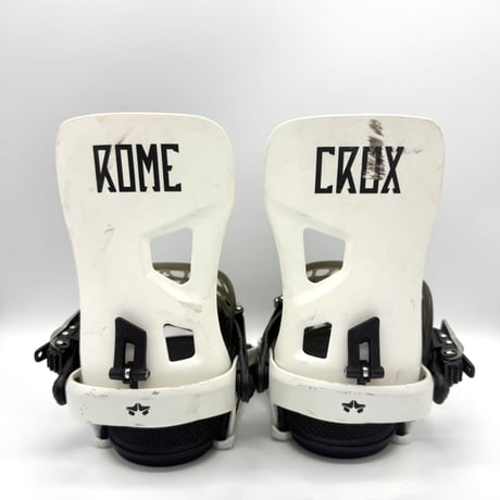 【美品】ROME ローム CRUX スノーボード ビンディング M ベースプレート&ビス付き / #10142