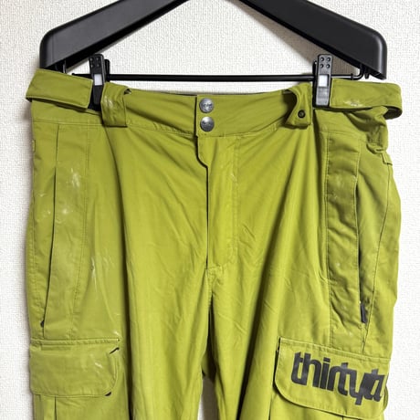 【良品】thirtytwo サーティートゥー スノーボード ウェア パンツ ベンチレーション付き Mサイズ / #10116